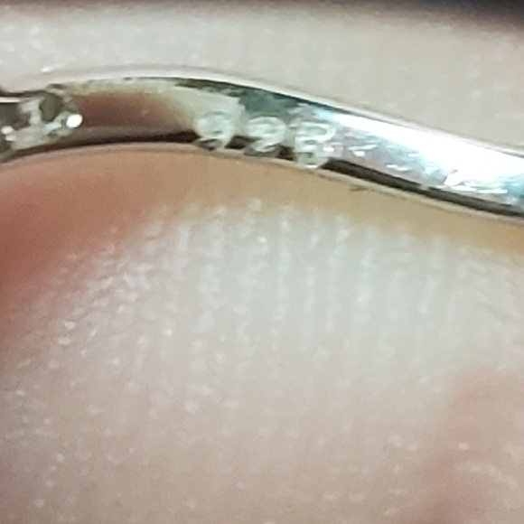 STERLING SWAROVSKI PINK TOURMALINE HEART - Picture 3 of 4